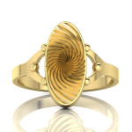 Moteriškas auksinis žiedas 3