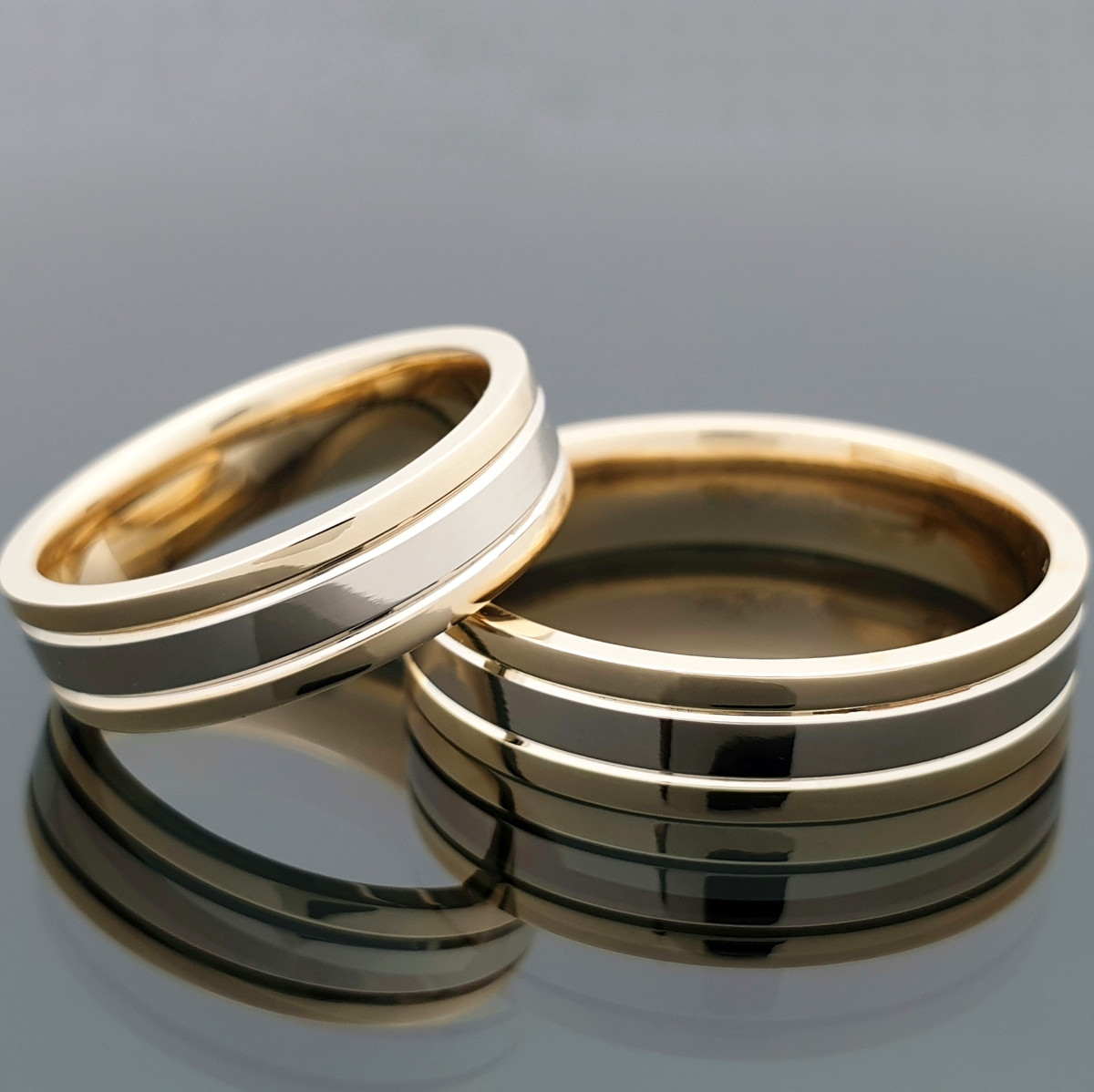 Auksiniai vestuviniai žiedai (vz147)