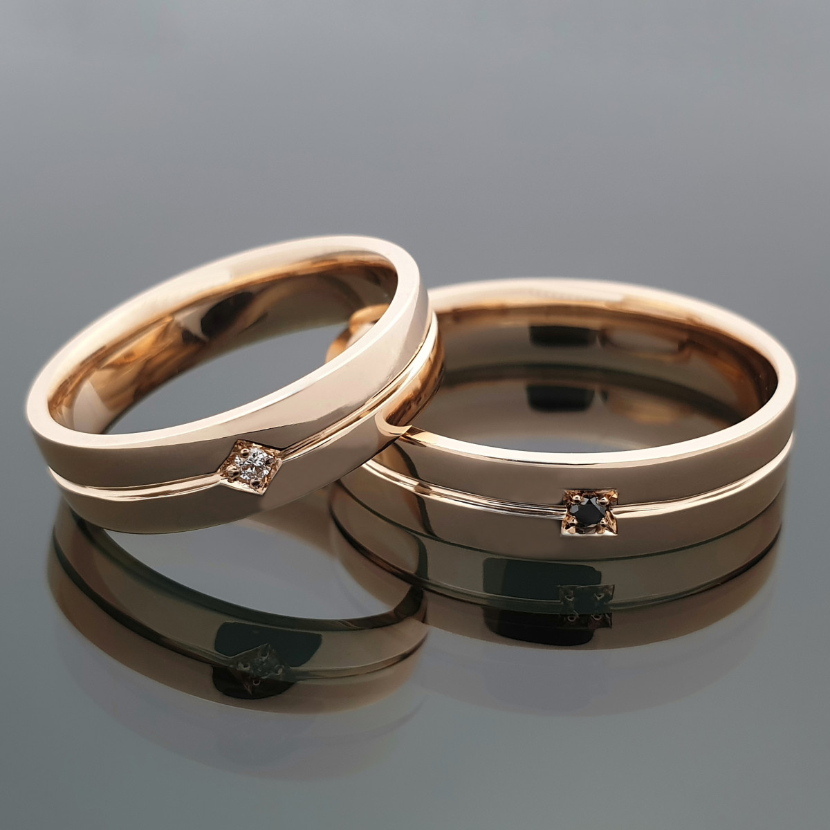 Auksiniai vestuviniai žiedai (vz114)
