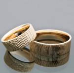 Išskirtinės tekstūros vestuviniai žiedai (vz137) 2