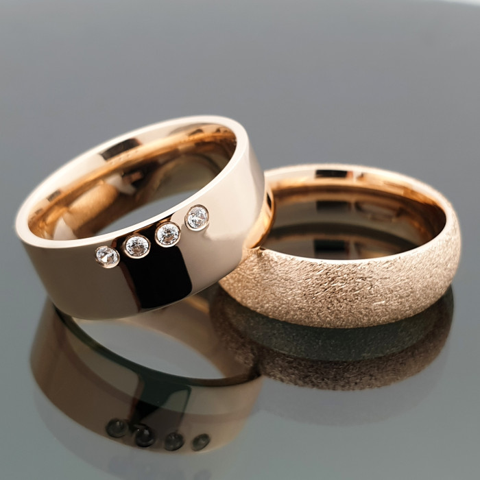 Auksiniai vestuviniai žiedai (vz106)