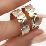 Wedding rings (vz192), Modern Design Wedding Rings, Gold type: 585, Item in the photo weight: ~25.00 g - Personalized jewelry