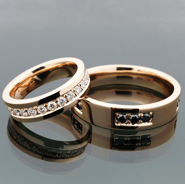 Prabangūs vestuviniai žiedai (vz89)