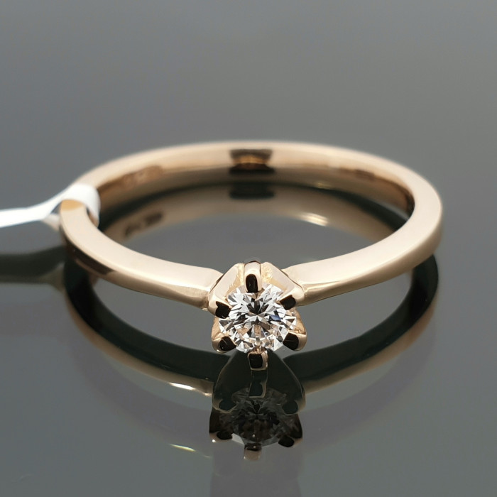  Sužadėtuvių žiedas su deimantu (2061)