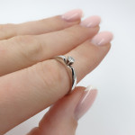  White Gold Diamond Engagement Ring (2134) 2