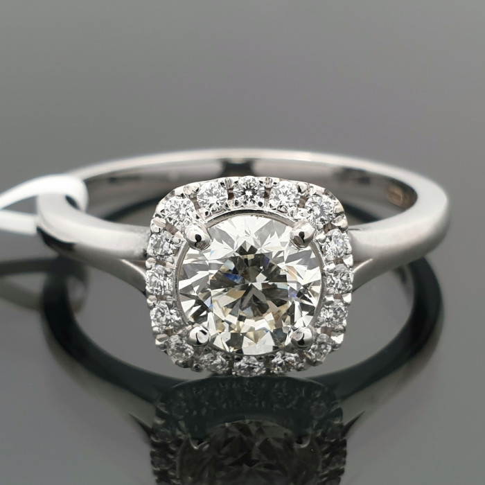 White Gold Engagement Ring (2291)