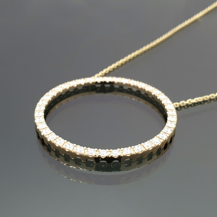 Exclusive Diamond Circle with Chain (329)