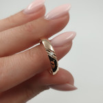 Gold ring with diamond (2311) 2