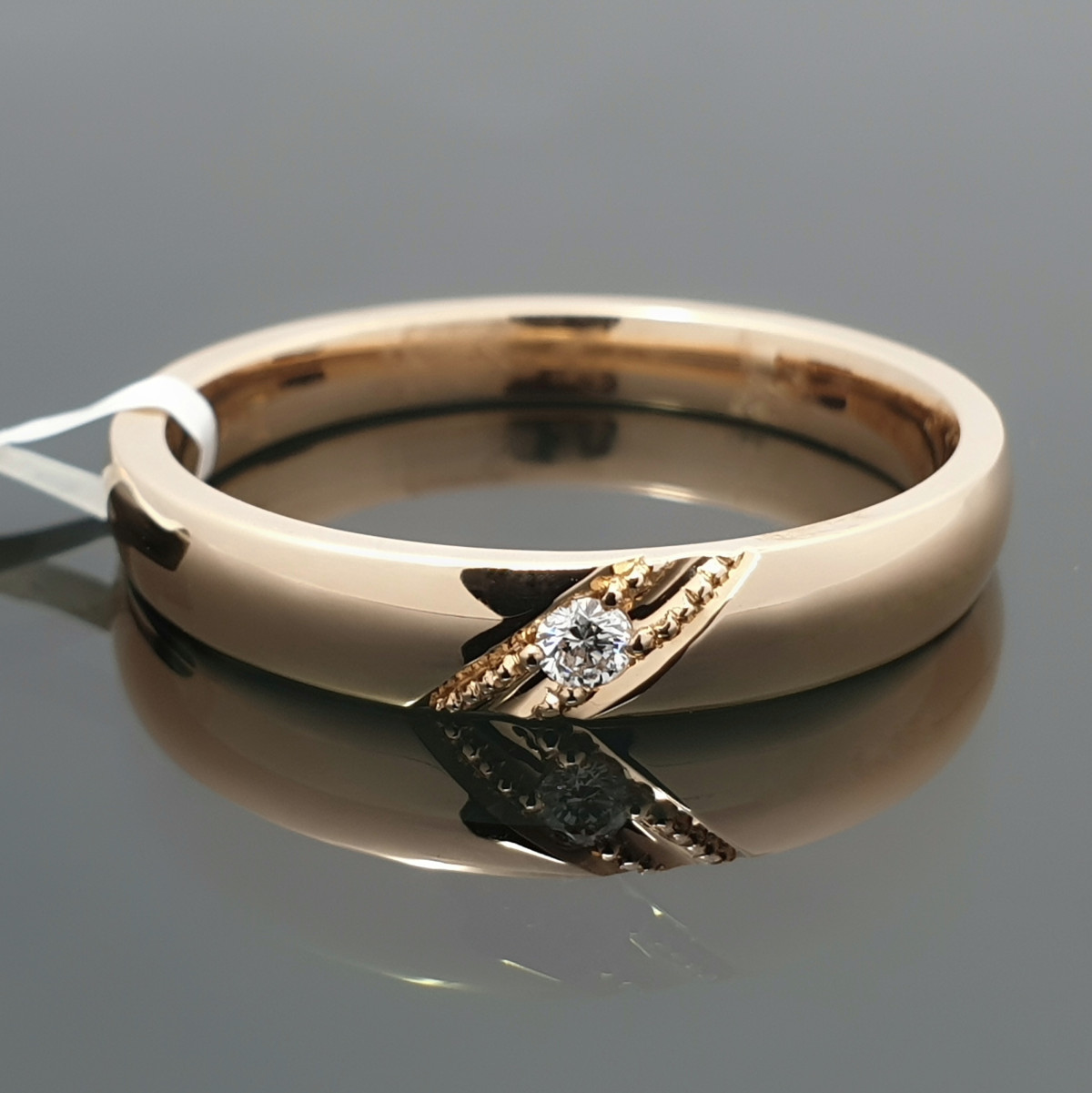Gold ring with diamond (2311) 1
