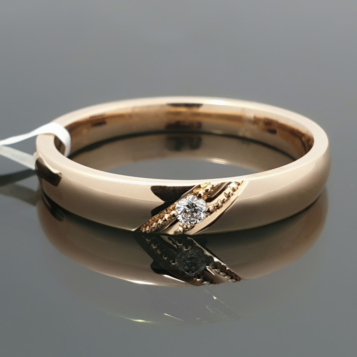 Gold ring with diamond (2311)