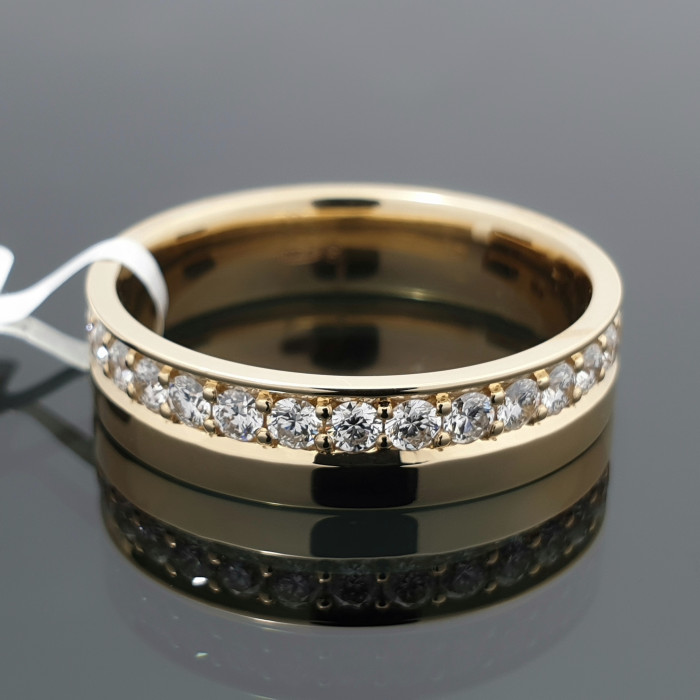 Yellow Gold Ring with Diamonds (2334)