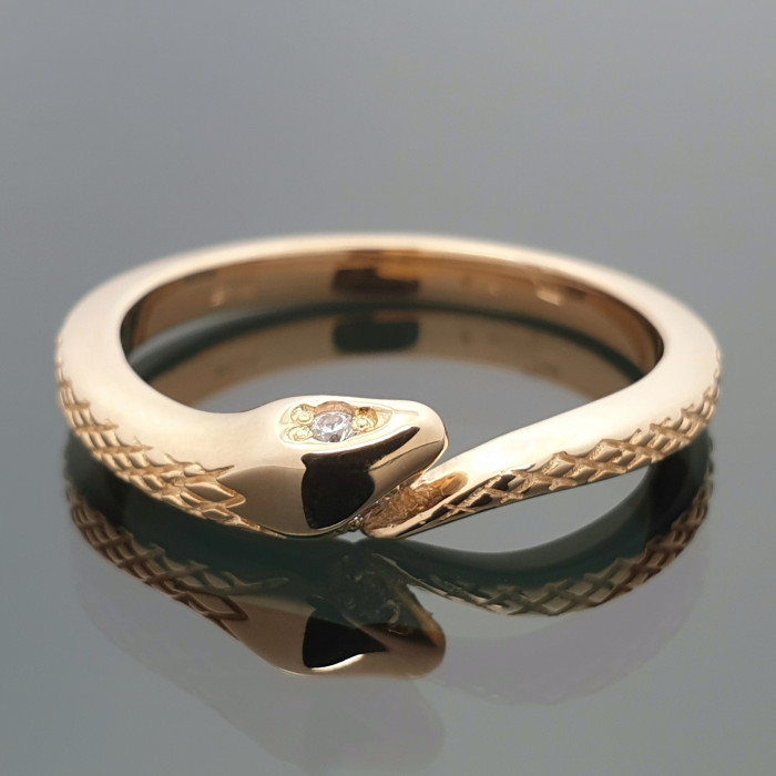 Auksinis žiedas "Gyvatė" (1475)