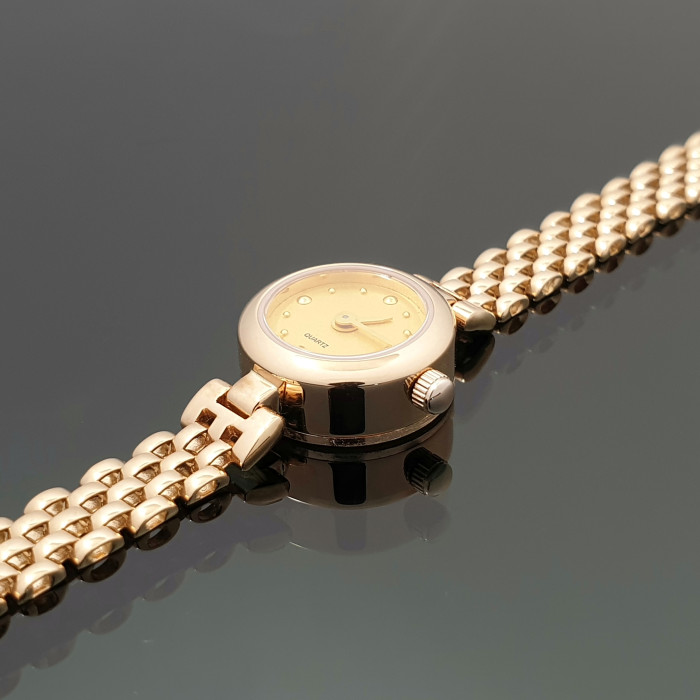 Moteriškas auksinis laikrodis (606)