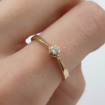 Classic Diamond Engagement Ring (2086) 2