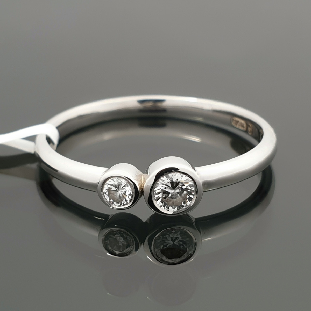 White Gold Ring with Diamonds (2392) 1