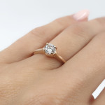 Classic engagement ring with eye (1683) 2