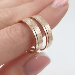 Gold wedding rings (vz174) 2