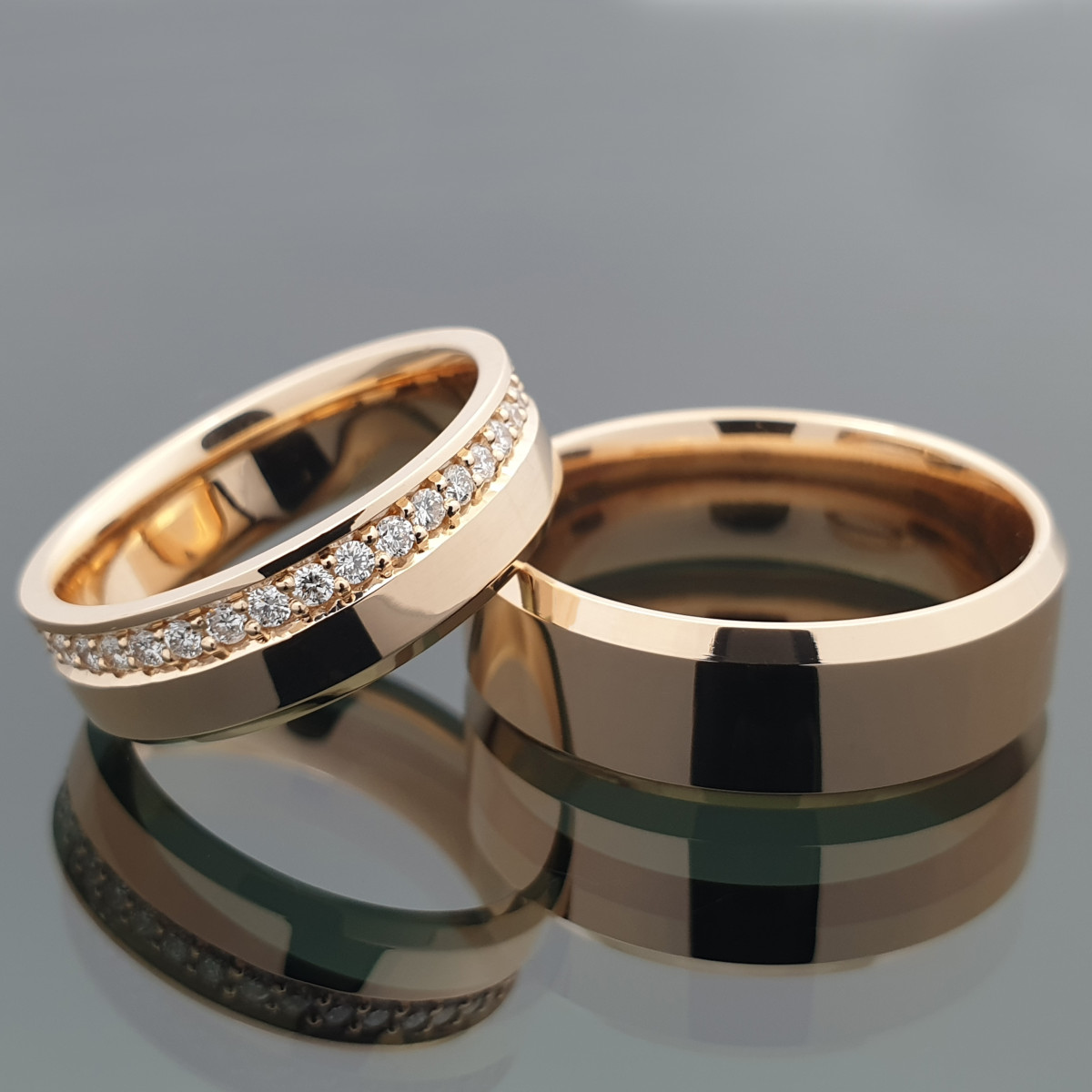 Wedding rings with diamonds (vz176) 1