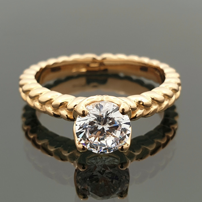 Engagement ring with eye (1722)