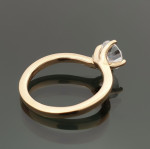 Gold engagement ring with eye (1729) 2