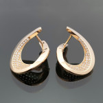 Gold earrings with eyes (1537) 2