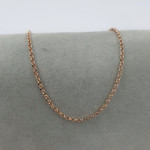 Pink and white gold chain (1342) 2