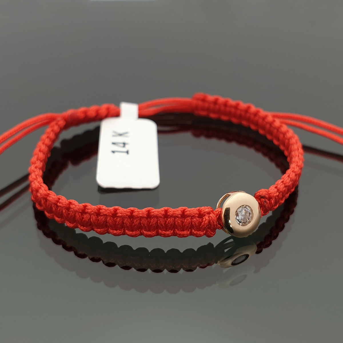 Red thread bracelet with eye (617) 1