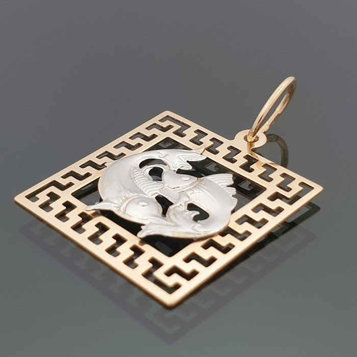 Gold pendant - sign of the zodiac 