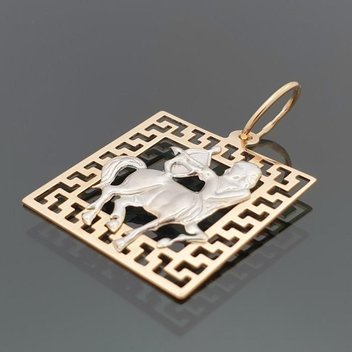 Gold pendant - sign of the zodiac 