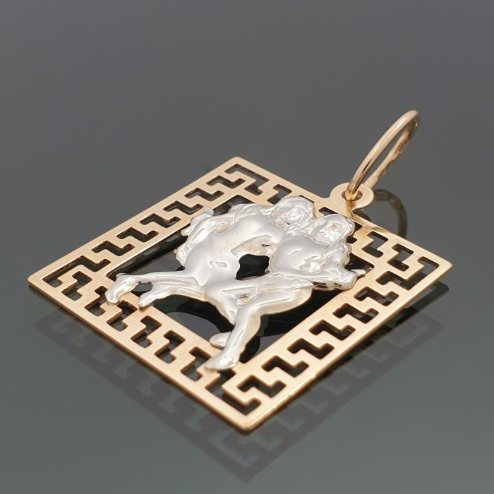 Gold pendant - sign of the zodiac 