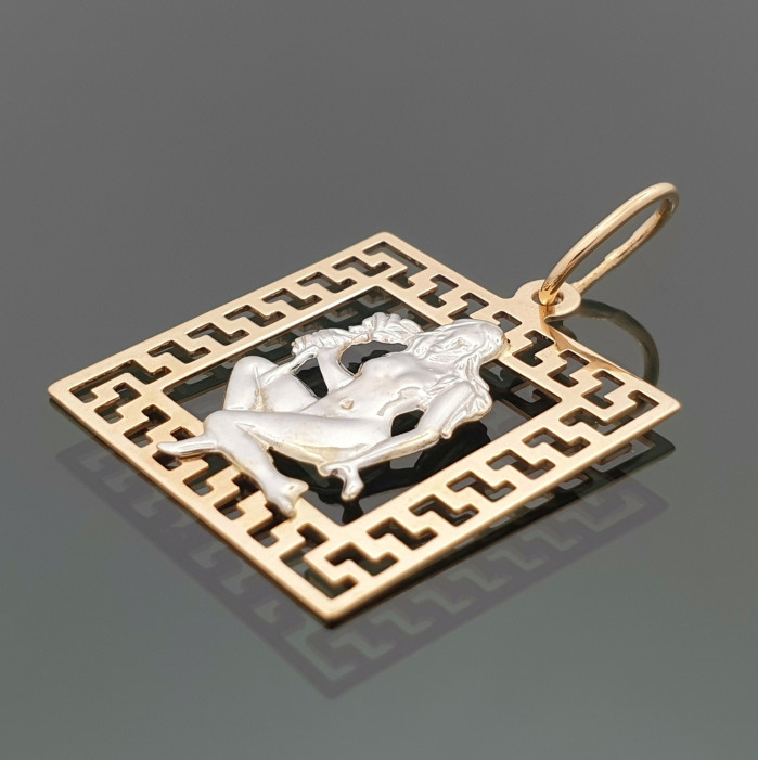 Gold pendant - sign of the zodiac 