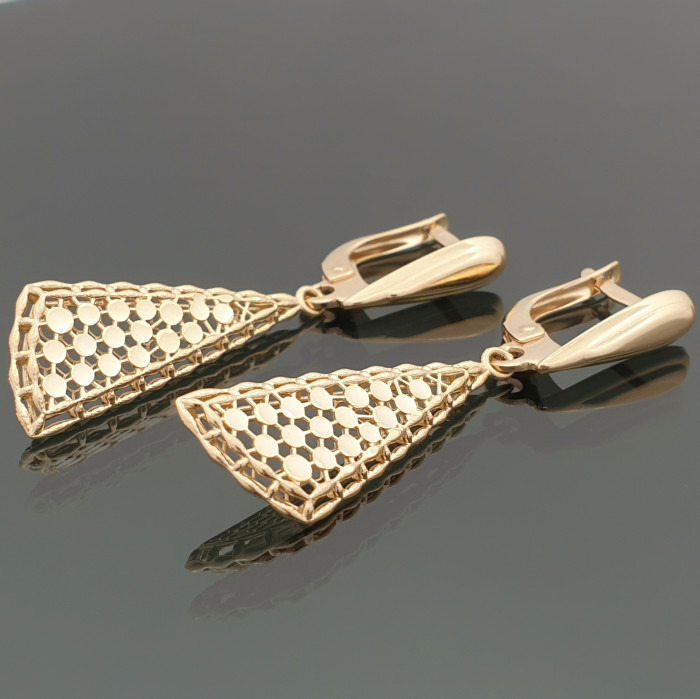 Hook earrings in gold (1609)