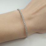 White gold diamond tennis bracelet (73) 2