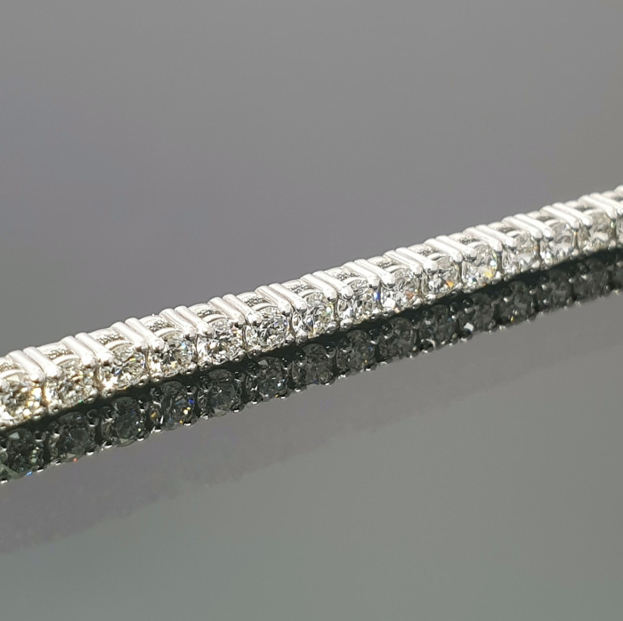 White gold diamond tennis bracelet (73)