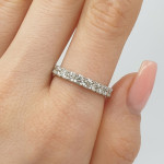 Fishtail diamond band (2766) 2