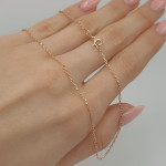 Rose gold thin chain (1539) 2