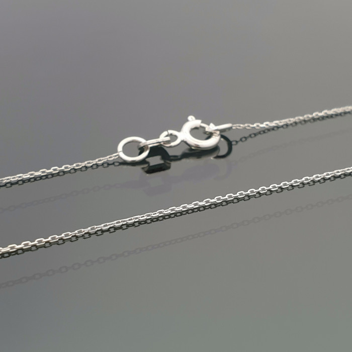 White gold thin chain (1560)