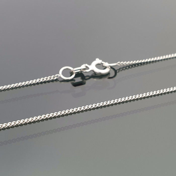 Thin white gold chain (1566)