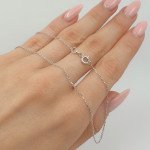White gold chain (1570) 2