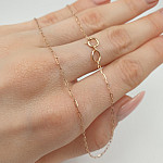 Pink gold chain (1581) 2