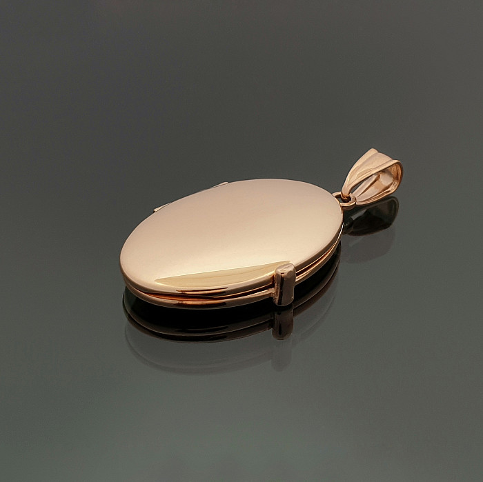 Opening gold pendant "Medallion" (1012)