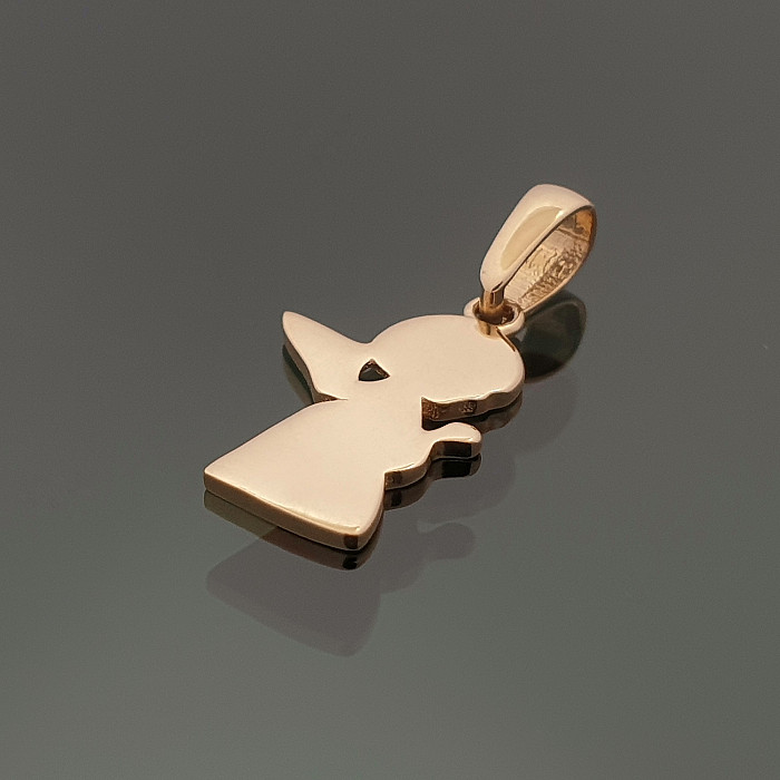 Gold pendant "Angel" (1013)