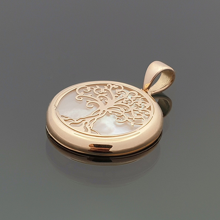 Gold pendant "Tree" (997)