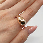 Gold teardrop ring (1911) 2