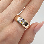 Wide gold ring with eyelet (1912) 2