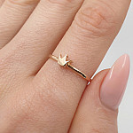 Gold ring "Crown" (1919) 2