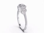 Luxurious engagement ring with diamonds (2818) 1