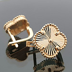 Gold earrings "Clover" (1854) 2
