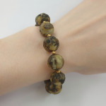 Dzintara rokassprādze (33), Dzintara aproces, Produkta foto svars: 15.01 g, Dārgakmeņi: dzintars - Pielāgotas rotājumlietas