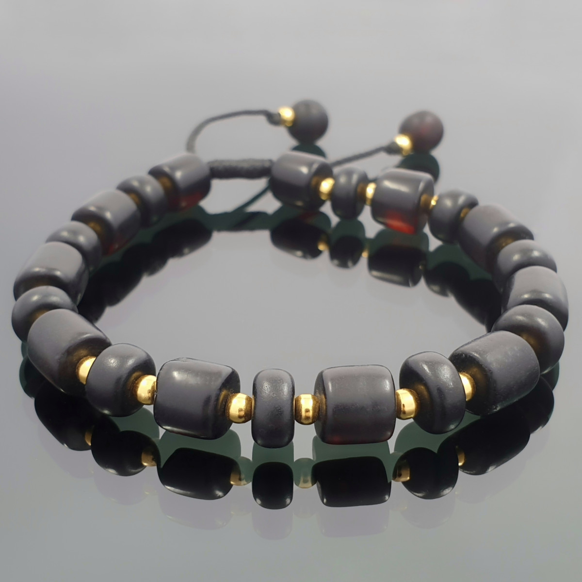 Dzintara rokassprādze (4), Dzintara aproces, Produkta foto svars: 7.17 g, Dārgakmeņi: dzintars - Rotājumlietas internetā